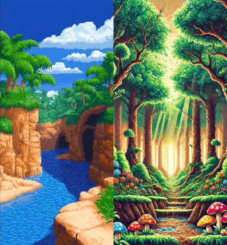 Ретро-обои на телефон. Любители ретро-игр точно оценят такие заставки. Изображения: idownloadblog.com. Фото.