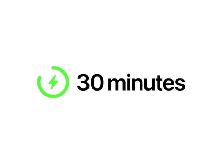 Время работы Apple Watch Series 10. 80% заряда можно получить за 30 минут. Время работы Apple Watch Series 10. 80% заряда можно получить за 30 минут. Фото.