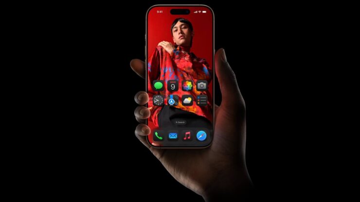 Экран в Айфоне 16 Про. Экран в iPhone 16 Pro и iPhone 16 Pro Max получил более высокое разрешение. Изображение: macrumors.com. Фото.