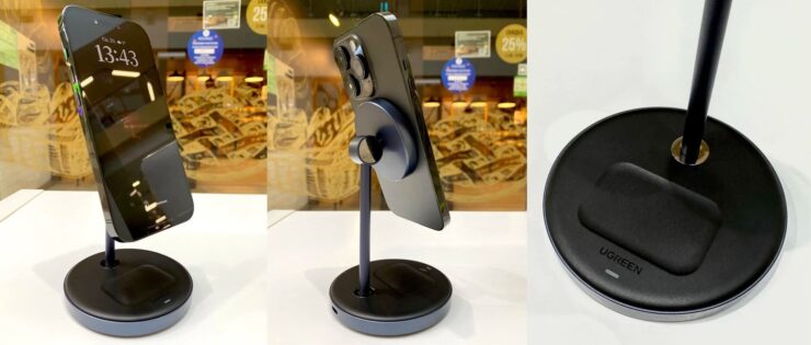 Подставка для Айфона на стол. Можно заряжать смартфон и горизонтально. Изображение: aliexpress.ru. Подставка для Айфона на стол. Можно заряжать смартфон и горизонтально. Изображение: aliexpress.ru. Фото.