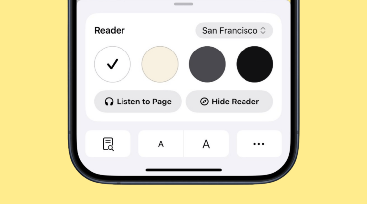 Режим чтения на Айфоне. В режиме чтения можно найти много интересных настроек. Изображение: appleinsider.com. Режим чтения на Айфоне. В режиме чтения можно найти много интересных настроек. Изображение: appleinsider.com. Фото.