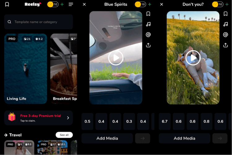 Reelsy Reel Maker. Сложно придумать что-то удобнее для монтажа рилсов. Reelsy Reel Maker. Сложно придумать что-то удобнее для монтажа рилсов. Фото.