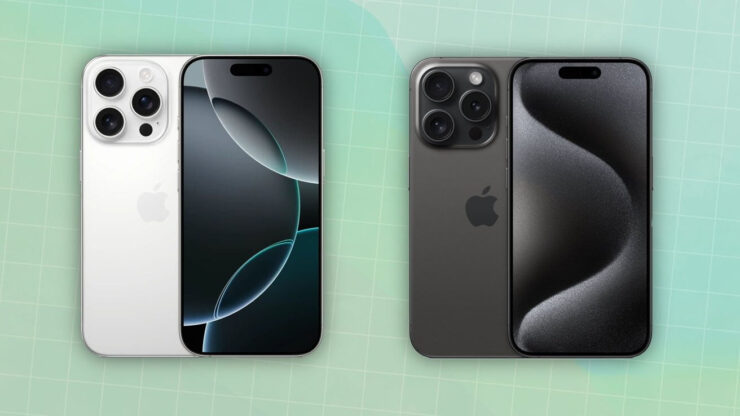 Экран 6,3 дюйма и вес 199 грамм. Даже по такой картинке видно, что iPhone 16 Pro больше предшественника. Изображение: ppleinsider.com. Фото.