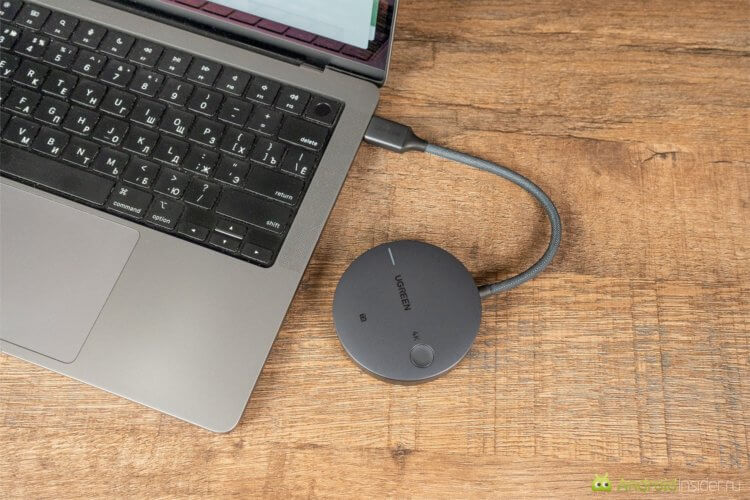 Лучший способ подключить ноутбук к телевизору без проводов. Обзор сендера Ugreen CM506. Лучший способ подключить ноутбук к телевизору без проводов. Обзор сендера Ugreen CM506. Фото.