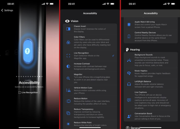 Универсальный доступ на Айфоне. Настроек универсального доступа для Action Button в iPhone очень много. Изображение: ios.gadgethacks.com. Фото.