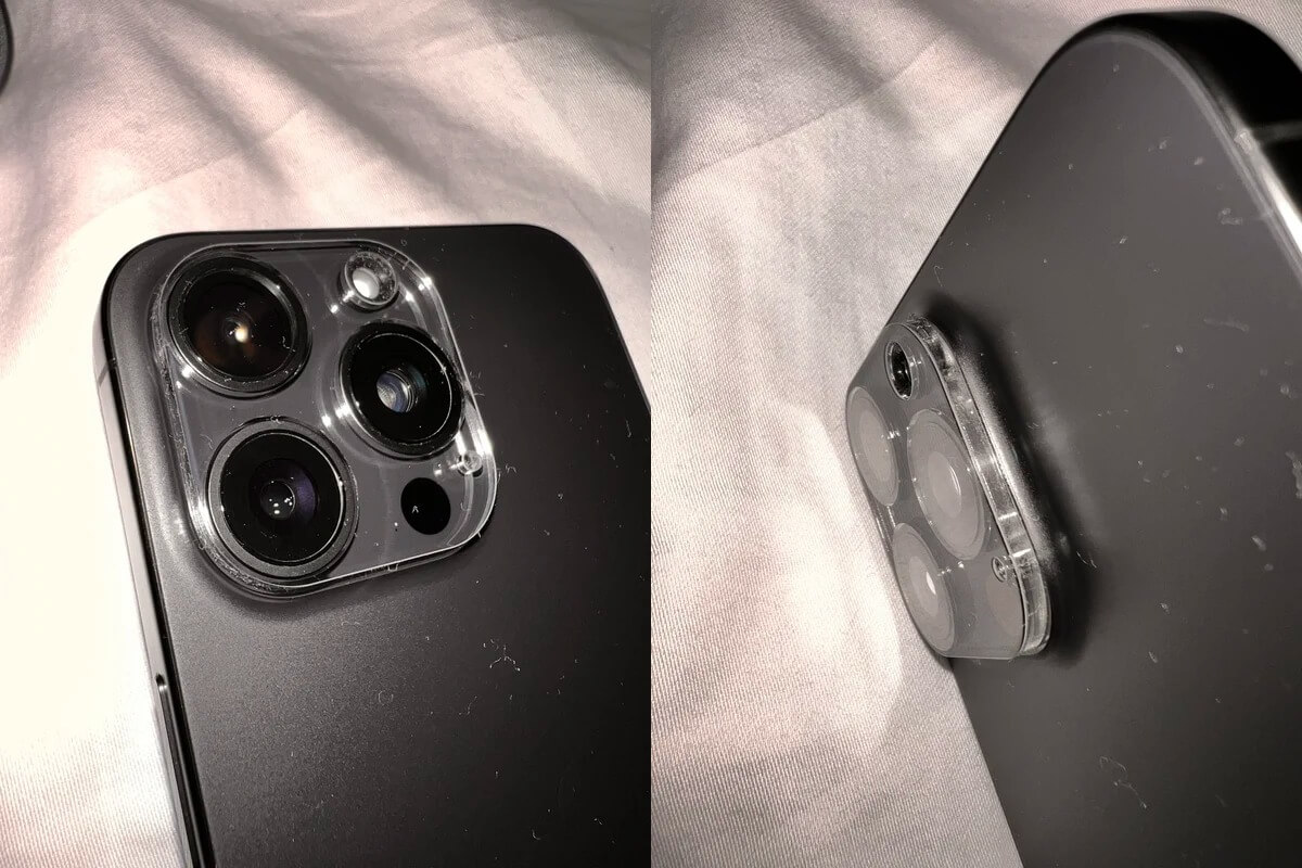 Стекло на камеру Айфона. Такое стекло точно защитит вашу камеру. Фото.