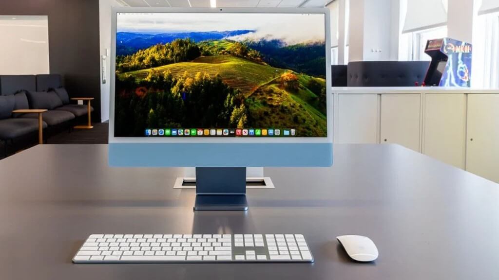Моноблок iMac 24 с процессором M4. Вряд ли Apple изменит цвета корпуса iMac 24. Изображение: geekufa.ru. Фото.