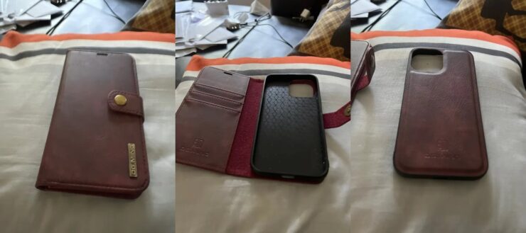 Чехол-книжка на Айфон. У вас всегда будет с собой смартфон и банковские карты. Фото.