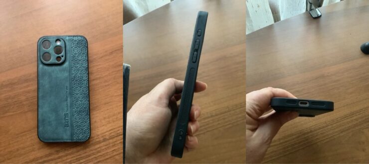 Кожаный чехол для iPhone. Пользователи отмечают, что чехол очень приятный на ощупь. Фото.