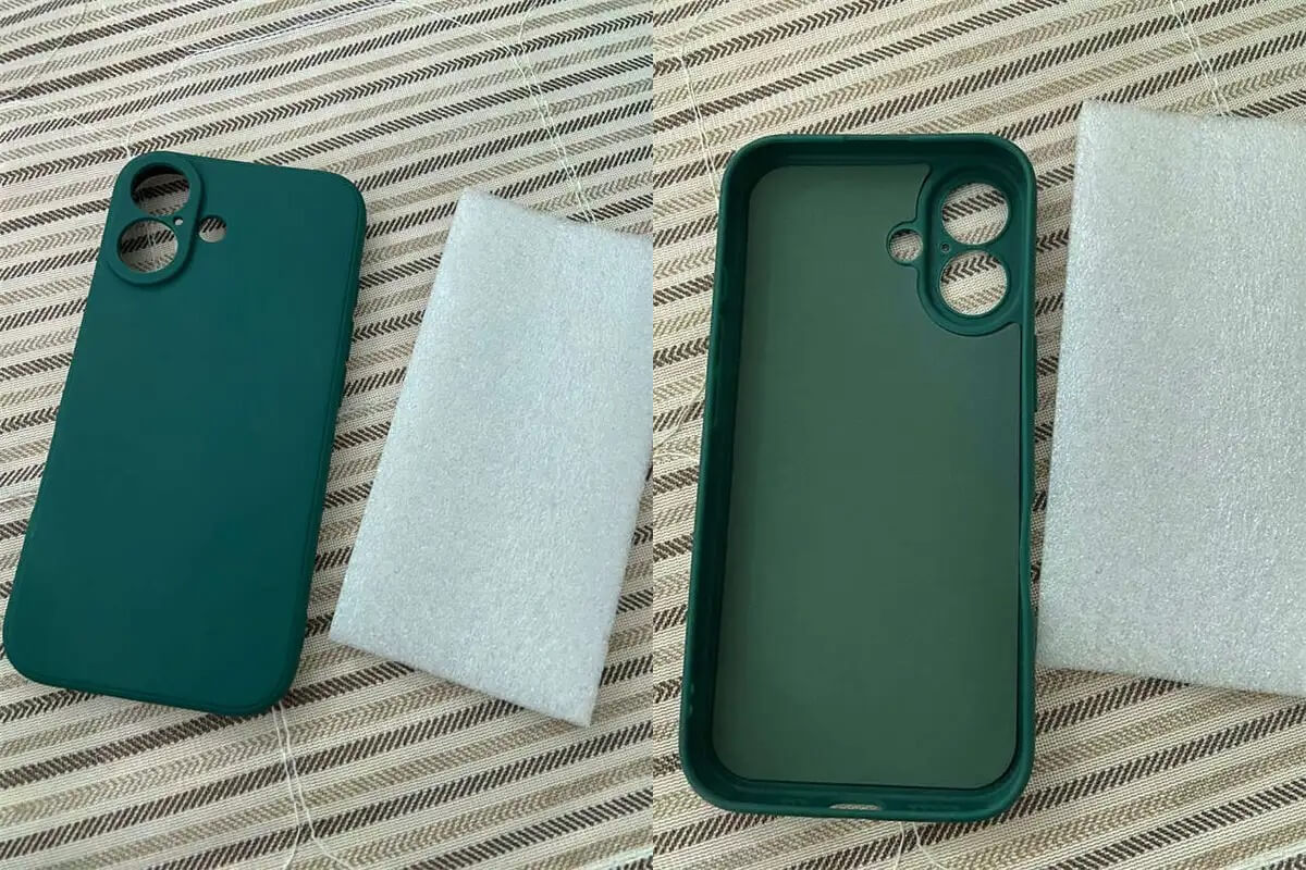 Силиконовый чехол на Айфон. Внутри у чехла мягкая тряпочка для защиты от царапин. Фото.