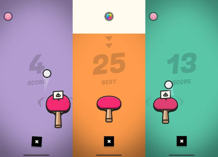 Tilt’n’Tumble — игра на реакцию. Задача — набить шарик как можно большее количество раз. Tilt’n’Tumble — игра на реакцию. Задача — набить шарик как можно большее количество раз. Фото.