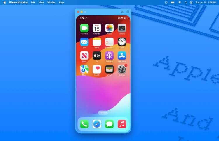 Как легко передать любой файл с компьютера Mac с macOS Sequoia на iPhone с iOS 18.1 и обратно. С помощью приложения «Видеоповтор iPhone» можно не только выводить экран на компьютер Mac, но и передавать файлы. Изображение: macworld.com. Как легко передать любой файл с компьютера Mac с macOS Sequoia на iPhone с iOS 18.1 и обратно. С помощью приложения «Видеоповтор iPhone» можно не только выводить экран на компьютер Mac, но и передавать файлы. Изображение: macworld.com. Фото.