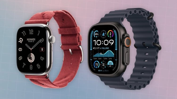 Размер часов Apple Watch. Ultra 2 по размеру больше, чем Series 10. Изображение: dzen.ru. Размер часов Apple Watch. Ultra 2 по размеру больше, чем Series 10. Изображение: dzen.ru. Фото.