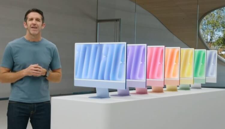 Apple внезапно выпустила новый iMac 2024: процесcор M4, 16 ГБ ОЗУ в базе и аксессуары с USB-C. Фото.