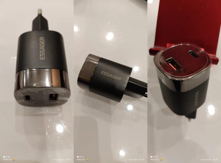 Зарядка для Айфона. Зарядка компактная и удобная. Фото.