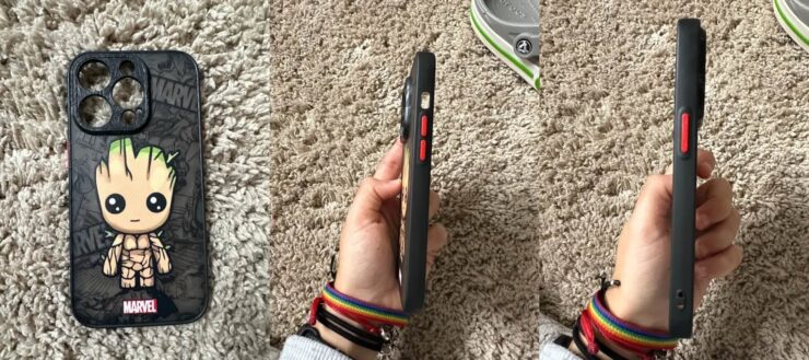 Чехол для Айфона. Персонажи Марвел выглядят очень прикольно. Фото.