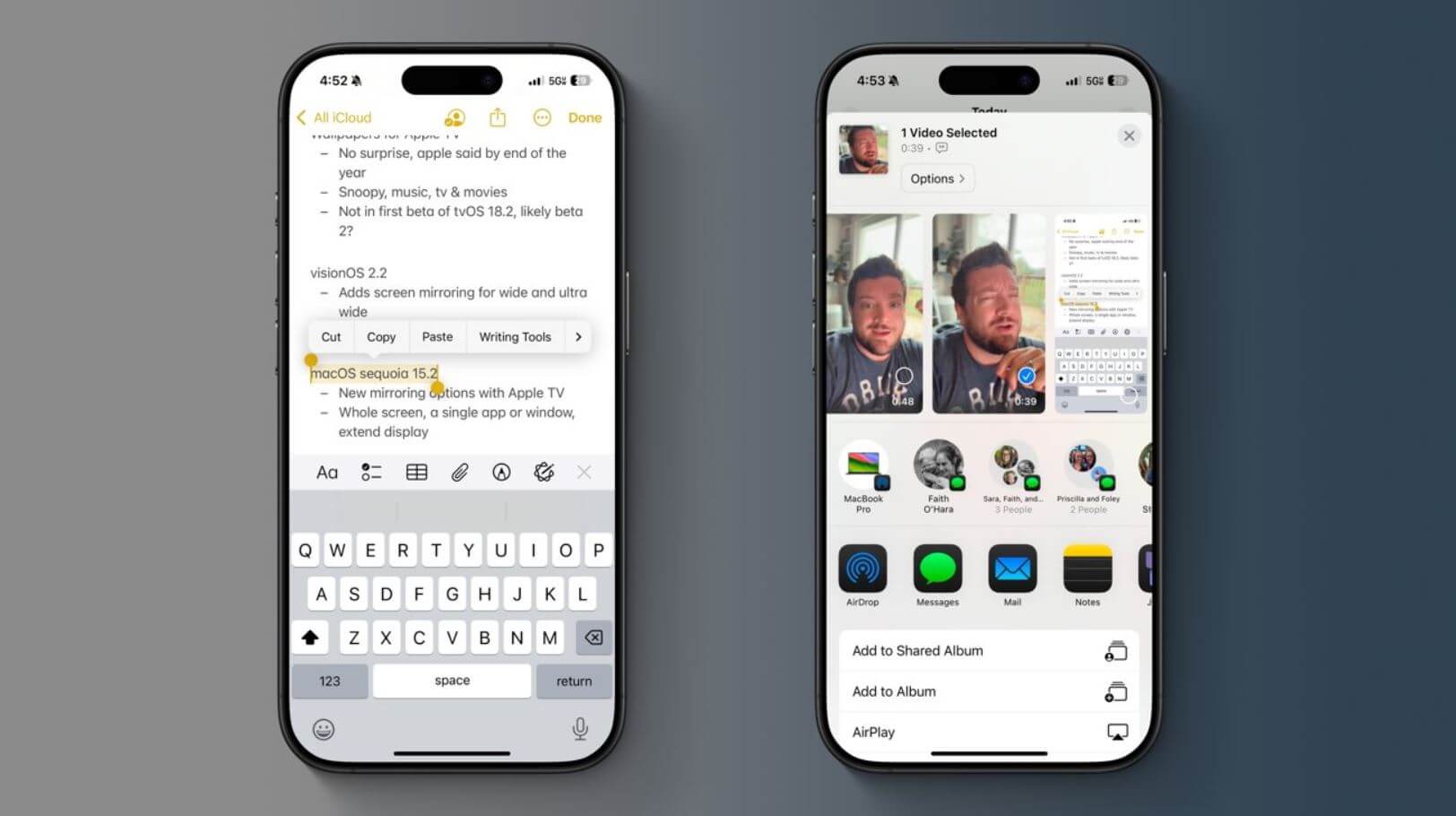 Что нового в iOS 18.2. Apple исправила некоторые иконки и меню. Фото: appleinsider.com. Что нового в iOS 18.2. Apple исправила некоторые иконки и меню. Фото: appleinsider.com. Фото.