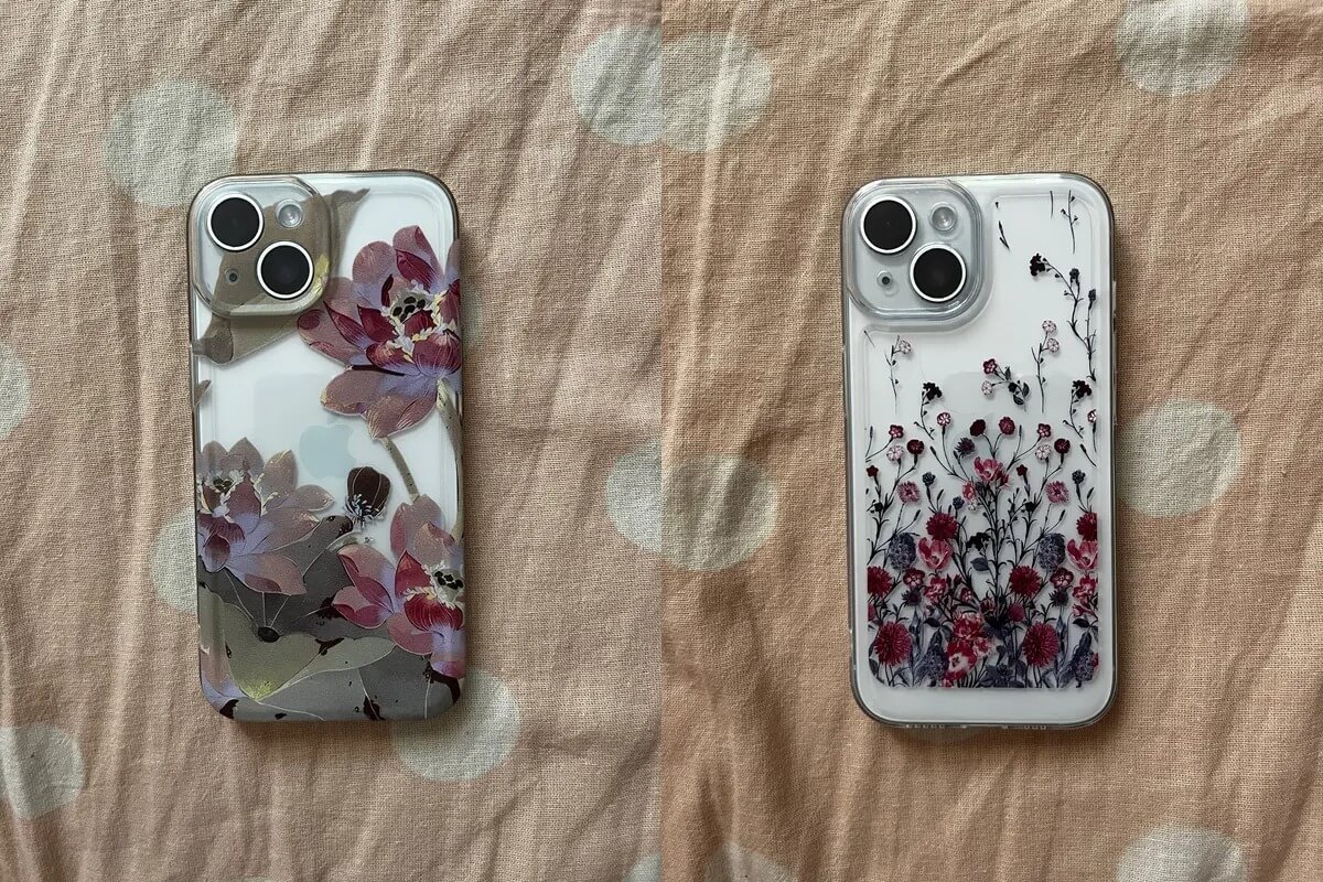 Прозрачный чехол для iPhone. На выбор есть много разных принтов. Фото.
