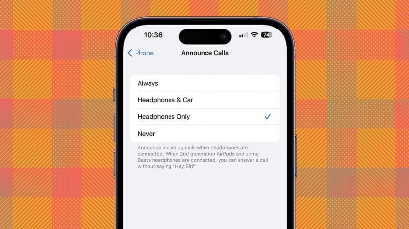 Как включить озвучивание звонков на Айфоне. Фото.