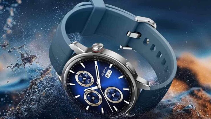 Realme Watch S2 — недорогие умные часы. В серебристом цвете часы выглядят наиболее выигрышно. Изображение: dzen.ru. Фото.