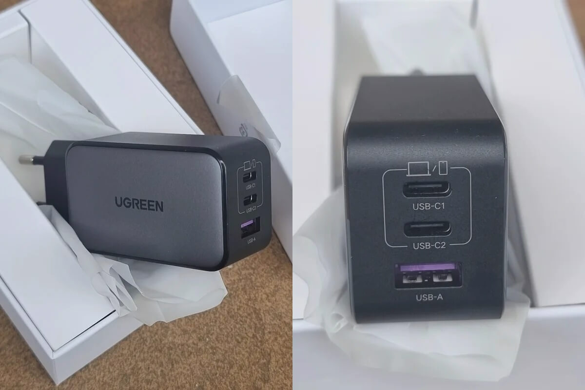 Зарядка для Айфона. С таким блоком сможете зарядить несколько устройств одновременно. Фото.