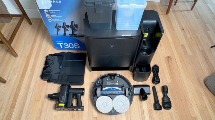 Пылесос 2 в 1: вертикальный беспроводной и робот-пылесос. В комплекте с роботом-пылесосом идет все самое необходимое. Даже еще один пылесос. Изображение: techgadgetscanada.com. Пылесос 2 в 1: вертикальный беспроводной и робот-пылесос. В комплекте с роботом-пылесосом идет все самое необходимое. Даже еще один пылесос. Изображение: techgadgetscanada.com. Фото.