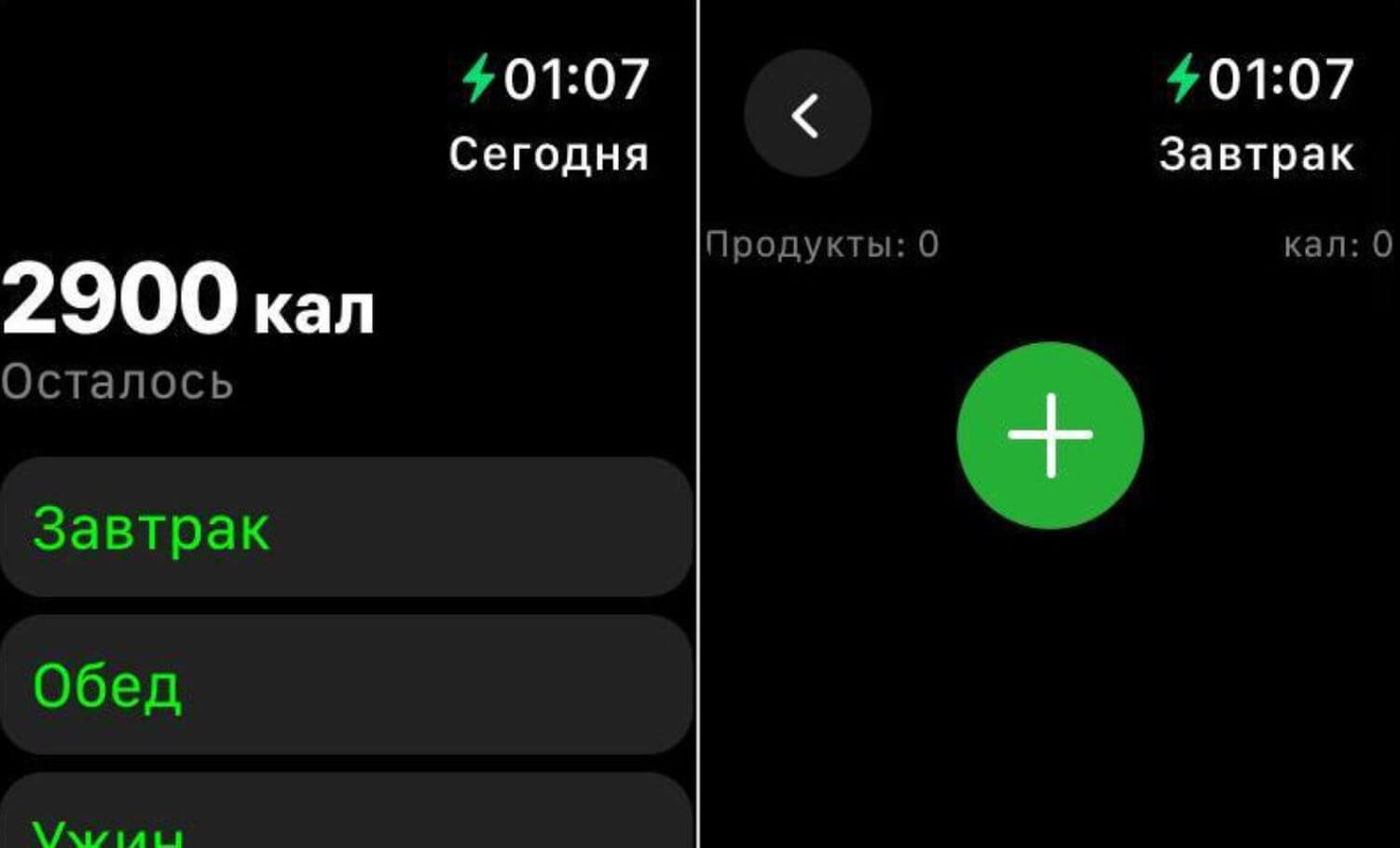 Счетчик калорий для Apple Watch. В это приложение можете вносить все, что съели за день. Счетчик калорий для Apple Watch. В это приложение можете вносить все, что съели за день. Фото.