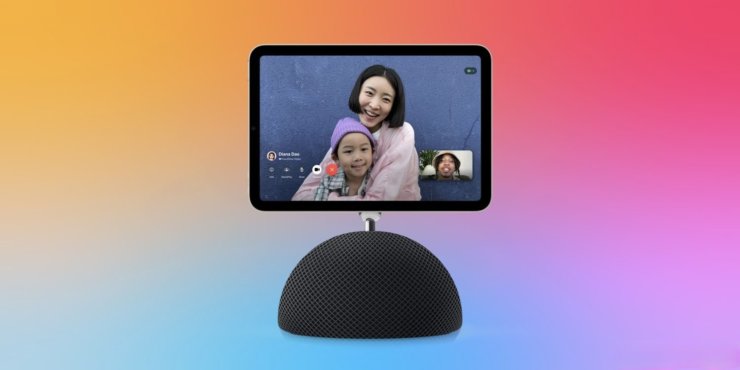 Умная колонка с экраном. Скорее всего, новый гаджет Apple будет выглядеть именно так. Изображение: 9to5mac.com. Умная колонка с экраном. Скорее всего, новый гаджет Apple будет выглядеть именно так. Изображение: 9to5mac.com. Фото.