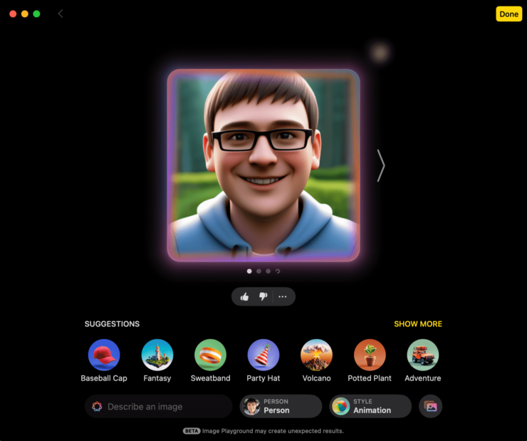 Нейросеть рисует по словам. Получилась очень прикольная картинка. Фото.