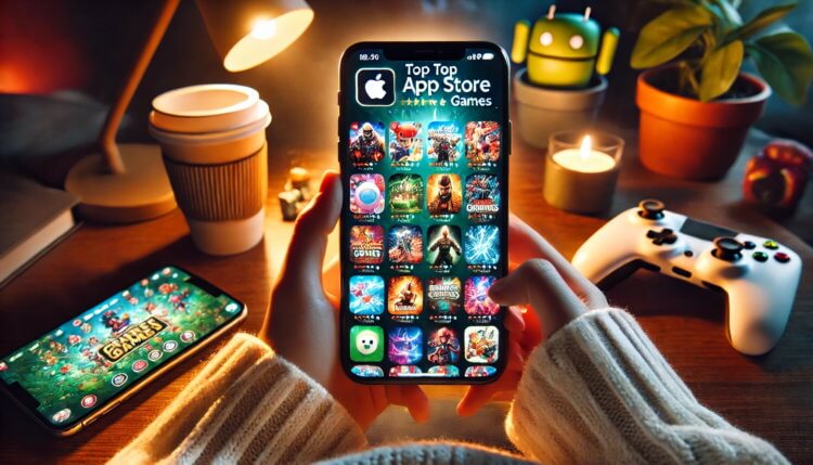5 игр для iPhone из топа бесплатных российского App Store. Фото.