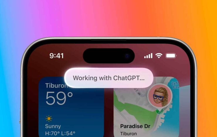 Нейросеть Apple Intelligence. Чтобы общаться с ChatGPT на русском в iOS 18.2, придется переключиться с голосового ввода на клавиатуру. Изображение: applemagazine.com. Нейросеть Apple Intelligence. Чтобы общаться с ChatGPT на русском в iOS 18.2, придется переключиться с голосового ввода на клавиатуру. Изображение: applemagazine.com. Фото.