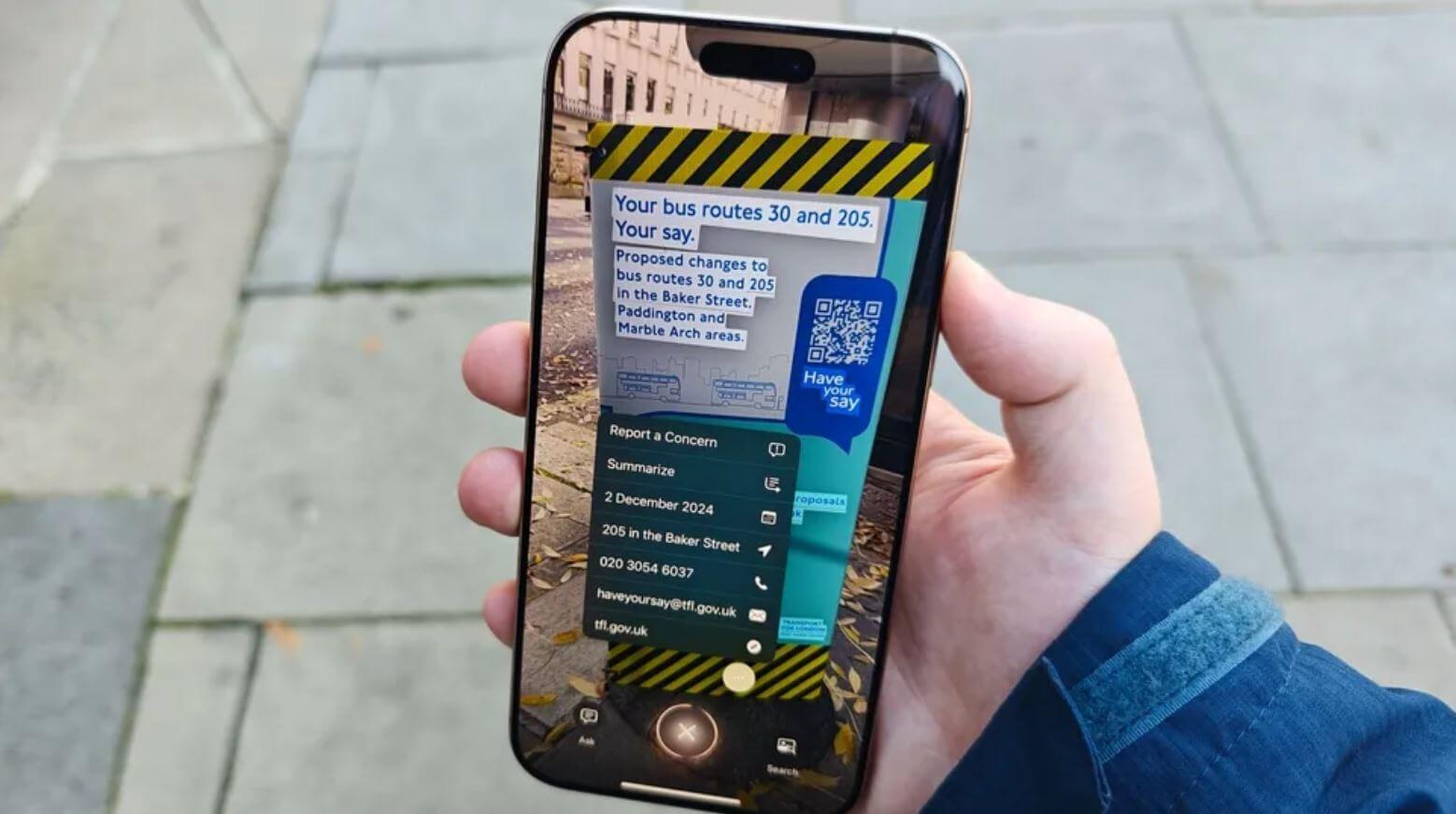 Распознавание объектов через камеру Айфона. С помощью камеры iPhone 16 можно распознавать объекты через Visual Intelligence. Фото: tomsguide.com. Распознавание объектов через камеру Айфона. С помощью камеры iPhone 16 можно распознавать объекты через Visual Intelligence. Фото: tomsguide.com. Фото.
