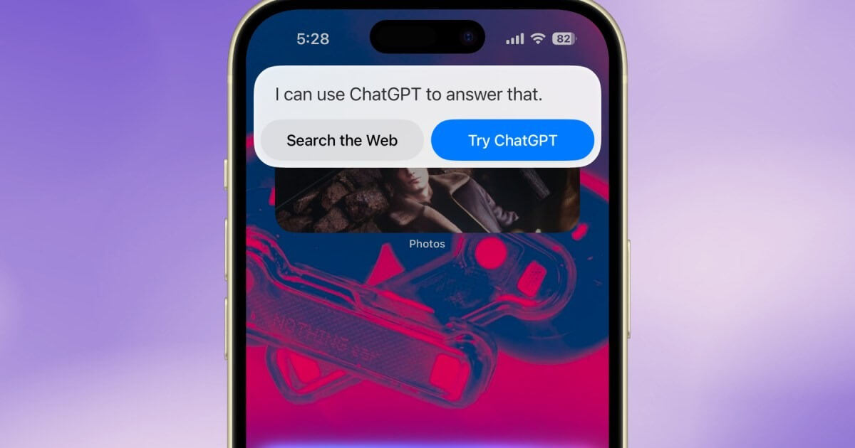 Как пользоваться ChatGPT через Siri на iPhone с iOS 18.2. Фото.