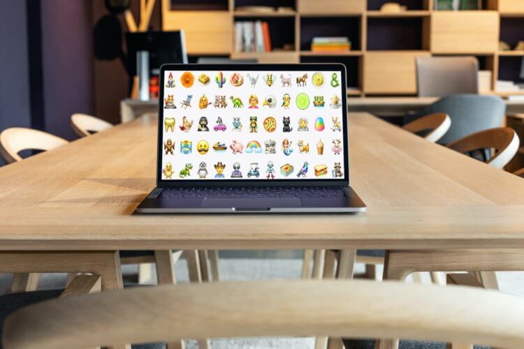 Genmoji на Айфоне. Genmoji добрались и до компьютеров Mac. Изображение: iblogmovil.es. Genmoji на Айфоне. Genmoji добрались и до компьютеров Mac. Изображение: iblogmovil.es. Фото.