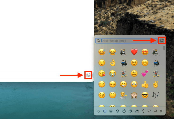 Как создать эмодзи на Айфоне. Откройте окно с эмодзи и перейдите в раздел генерации изображений. Фото.