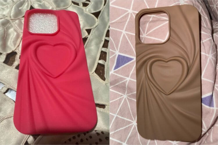 Силиконовый чехол для iPhone с 3D-сердцем. Такой чехол не только красив, но и надежен. Силиконовый чехол для iPhone с 3D-сердцем. Такой чехол не только красив, но и надежен. Фото.