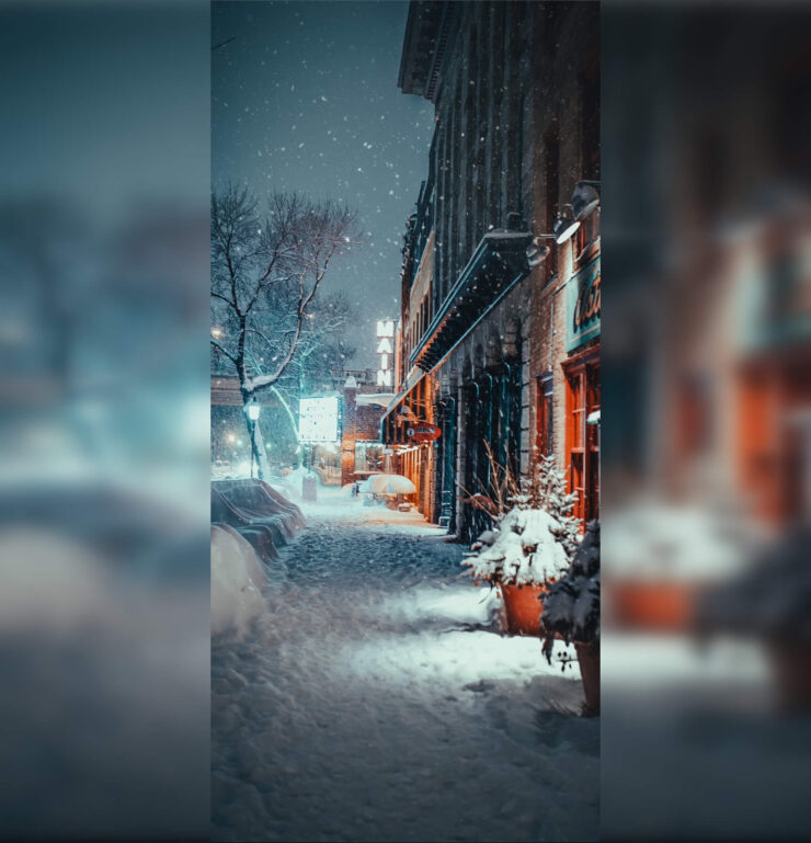 Зимние обои на телефон. В такую погоду даже хочется выйти погулять. Изображение: ilikewallpaper.net. Фото.