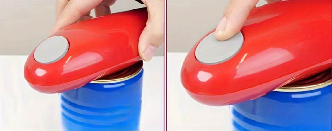 Электрический консервный нож. Эта штучка похожа на сатисфайер, но не надо использовать ее для той же цели. Просто не надо. Фото.