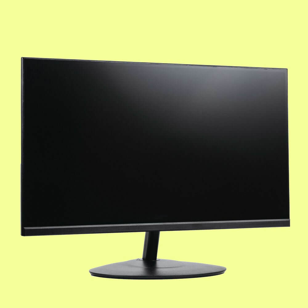 Недорогой монитор для компьютера. Монитор простой и с точки зрения дизайна невзрачный. Изображение: ozon.ru. Фото.