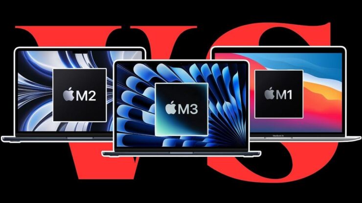 Сравнение производительности MacBook Air. Чем новее процессор, тем он производительнее. Изображение: medium.com. Фото.