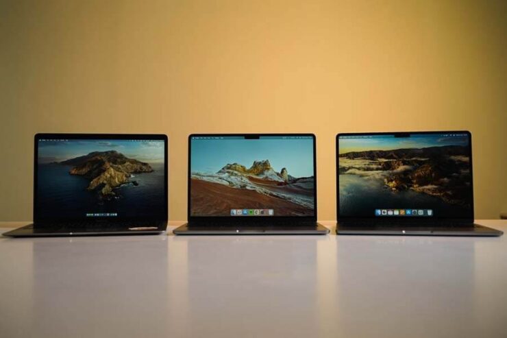Выбираем из трех моделей MacBook Air. Изображение: gadgetbytenepal.com. Фото.