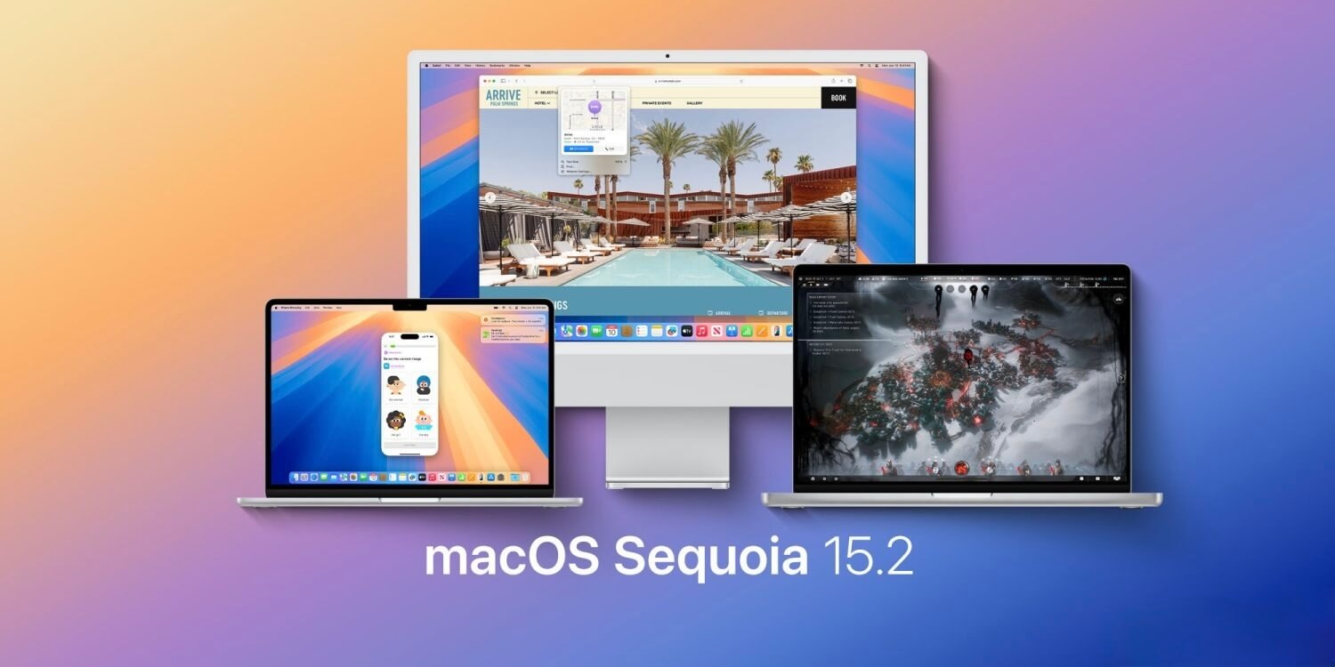 Вышла macOS Sequoia 15.2 со встроенной нейросетью ChatGPT и другими новыми функциями Apple Intelligence. Фото.