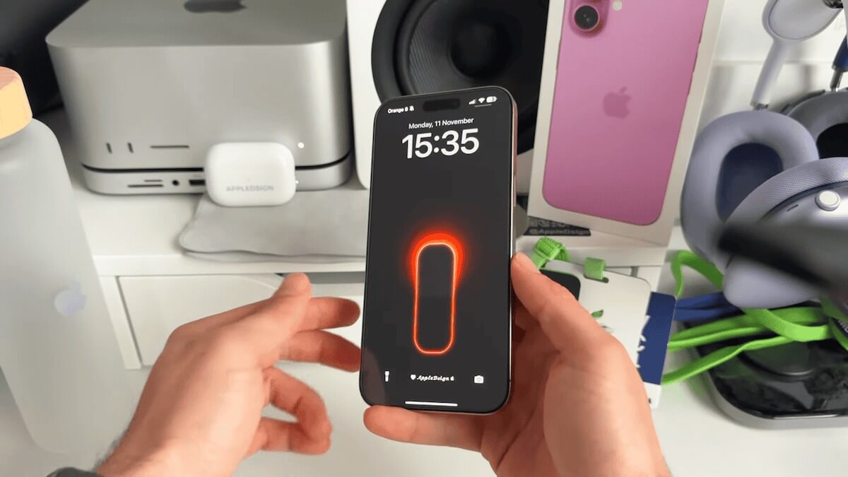 Как сделать обои с выключателем на iPhone и переключаться между темной и светлой темой. Фото.