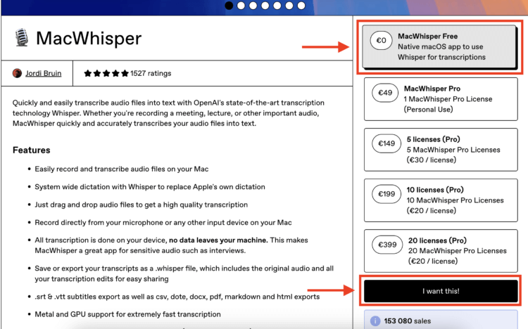 Перевести голос в текст. Выберите бесплатную версию MacWhisper. Перевести голос в текст. Выберите бесплатную версию MacWhisper. Фото.