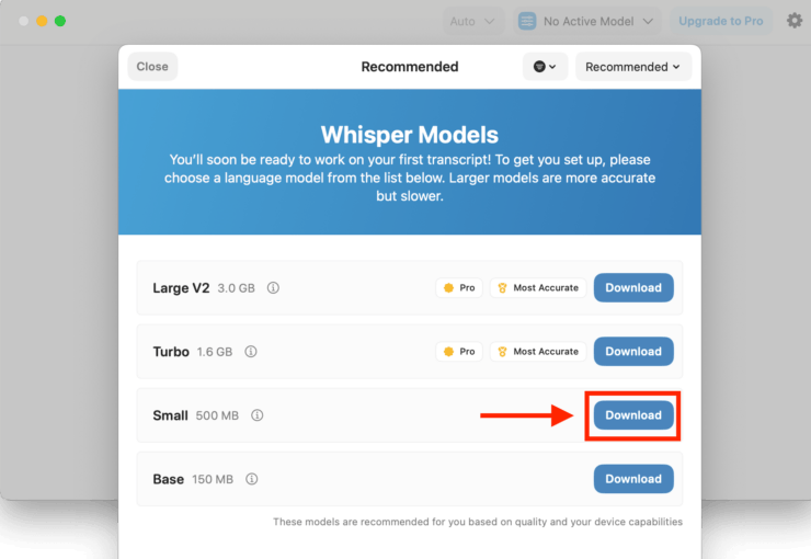 Перевести голос в текст. Скачайте модель на компьютер. Фото.