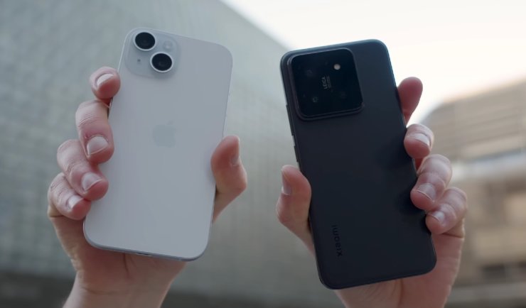 Сравнение iPhone 15 vs Xiaomi 14. Сравним актуальные флагманы двух брендов. Фото: Steven Divish. Фото.