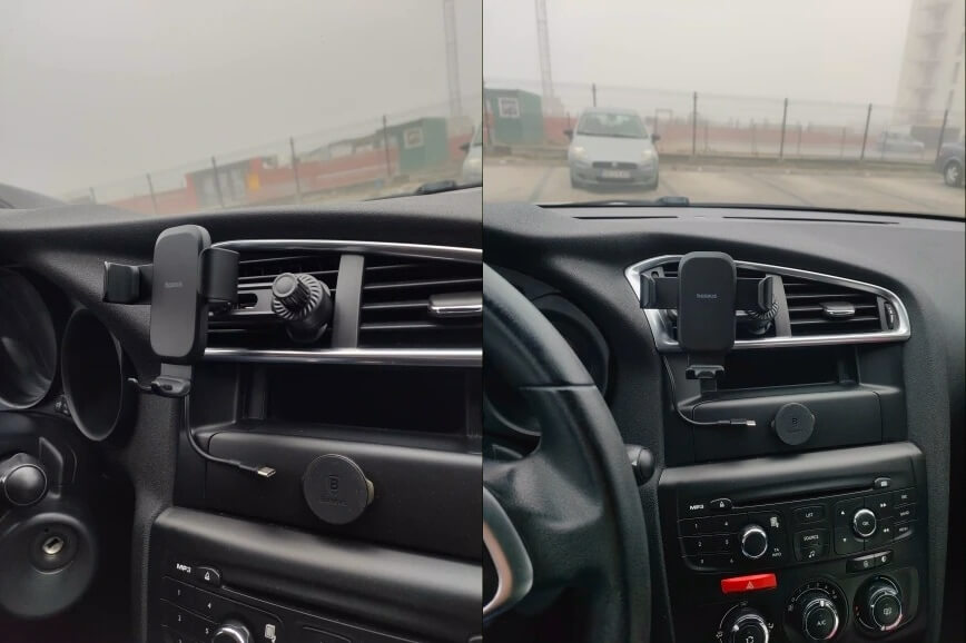 Держатель для телефона в автомобиль. Держатель не испортит интерьер вашего автомобиля. Фото.