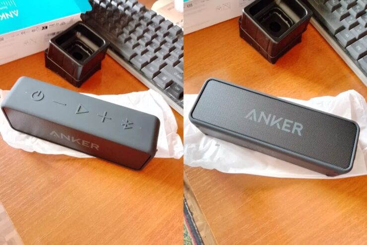 Портативная беспроводная колонка. Колонка благодаря защите от воды может сопровождать вас летом во время поездок к водоемам. Портативная беспроводная колонка. Колонка благодаря защите от воды может сопровождать вас летом во время поездок к водоемам. Фото.