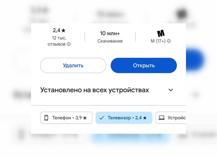 Самая мощная ТВ-приставка. У Android-приложений на телевизоре всегда низкая оценка. Фото.