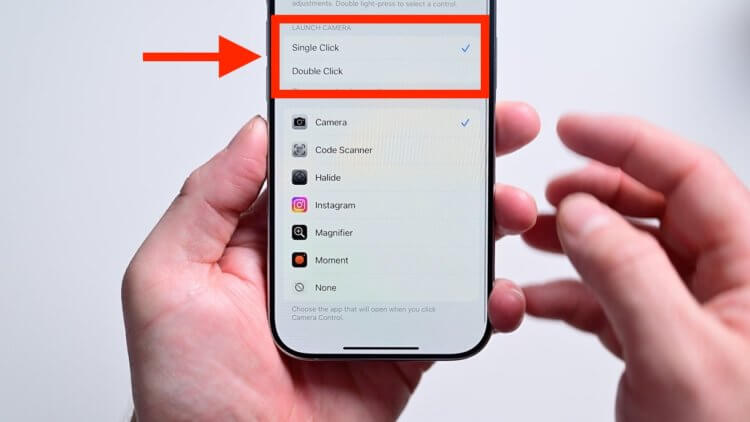 Настроить кнопку камеры на Айфоне. Можно установить даже двойное нажатие. Изображение: appleinsider.com. Фото.